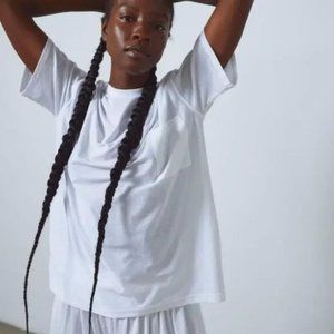 NWT Lunya Cool Every Body Tee White